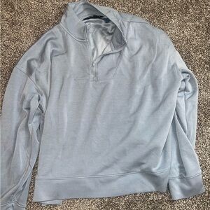 Men's Gray Quarter-Zip Sweater